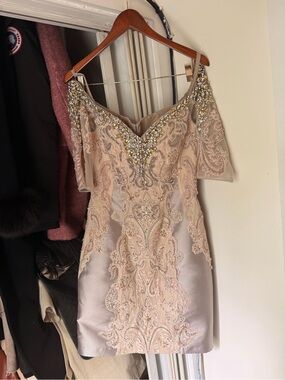 elie saab crochet dress crochet-knit cotton-blend maxi dress khaki